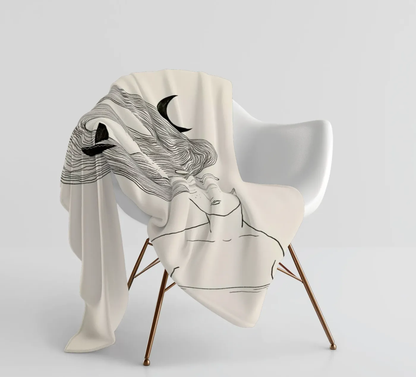 Drifting Off Fleecedecke von Graphite