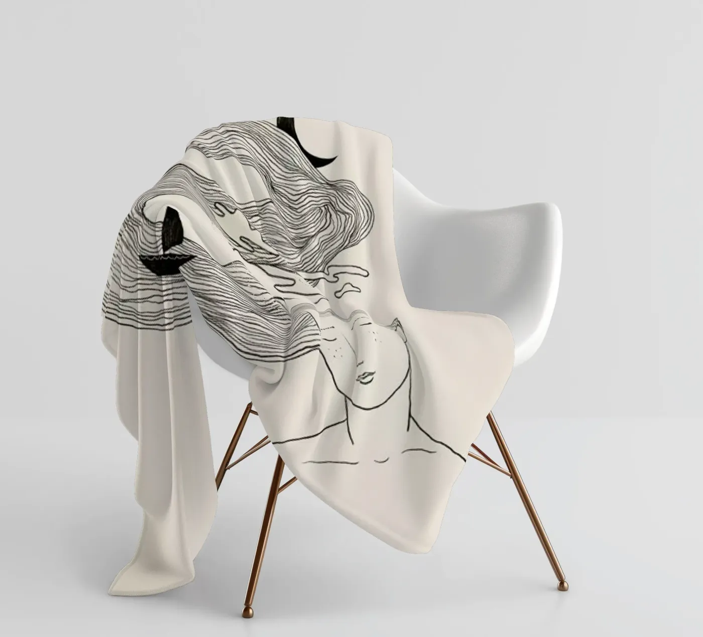 Drifting Off Fleecedecke von Graphite