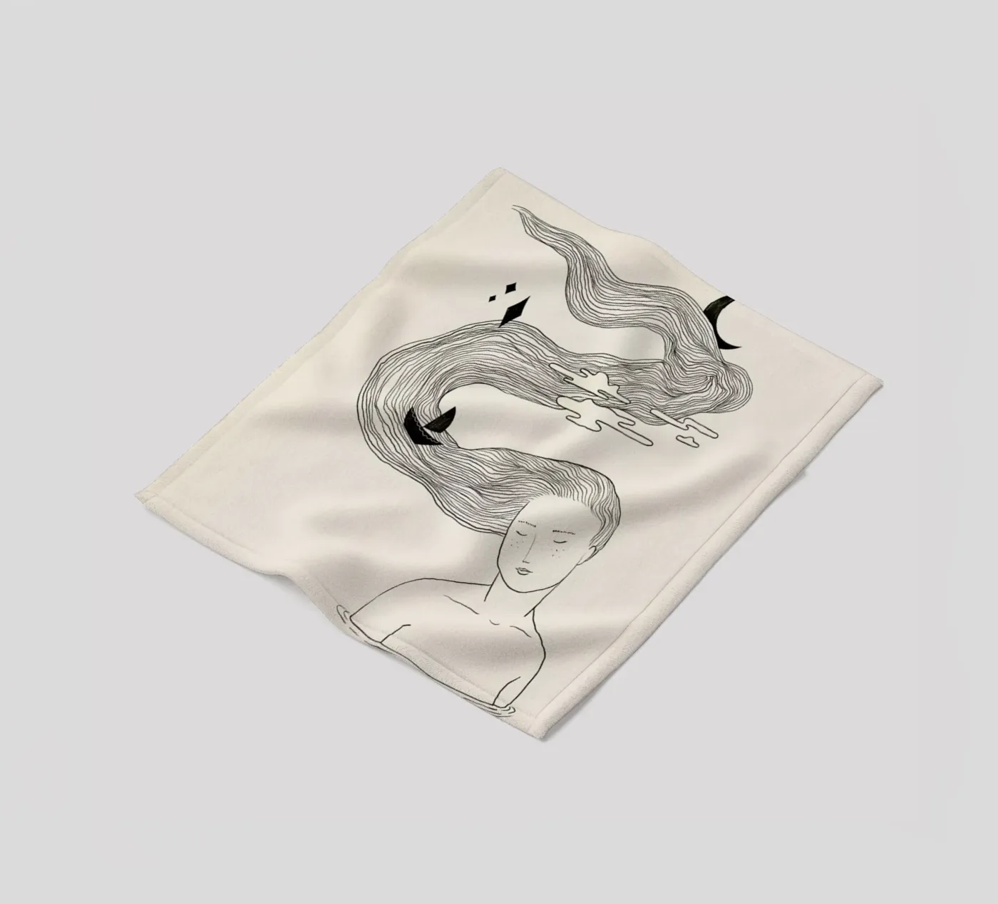 Drifting Off Fleecedecke von Graphite