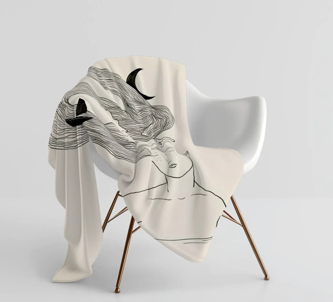 Drifting Off Fleecedecke von Graphite