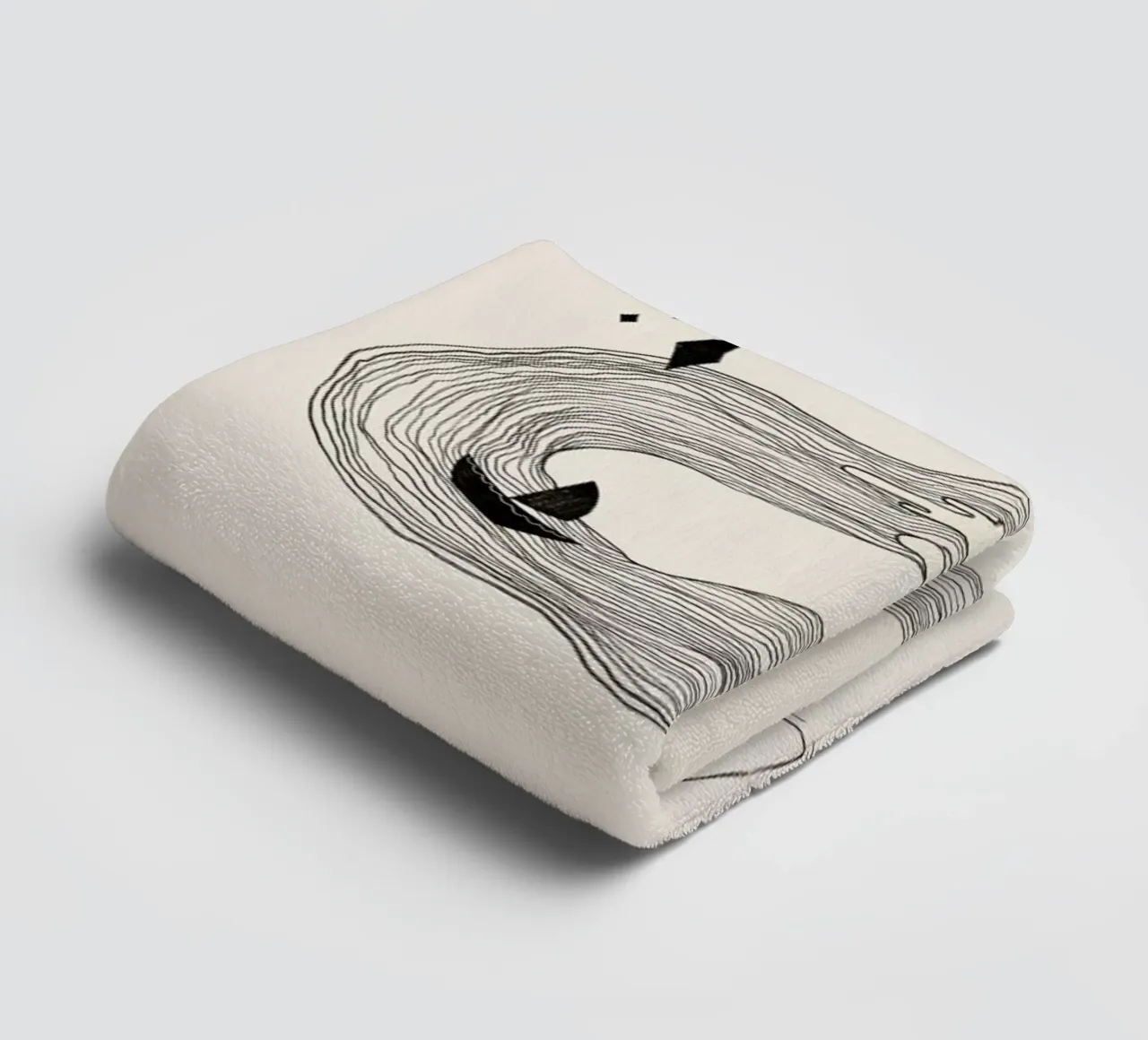 Drifting Off asciugamano da bagno da Graphite