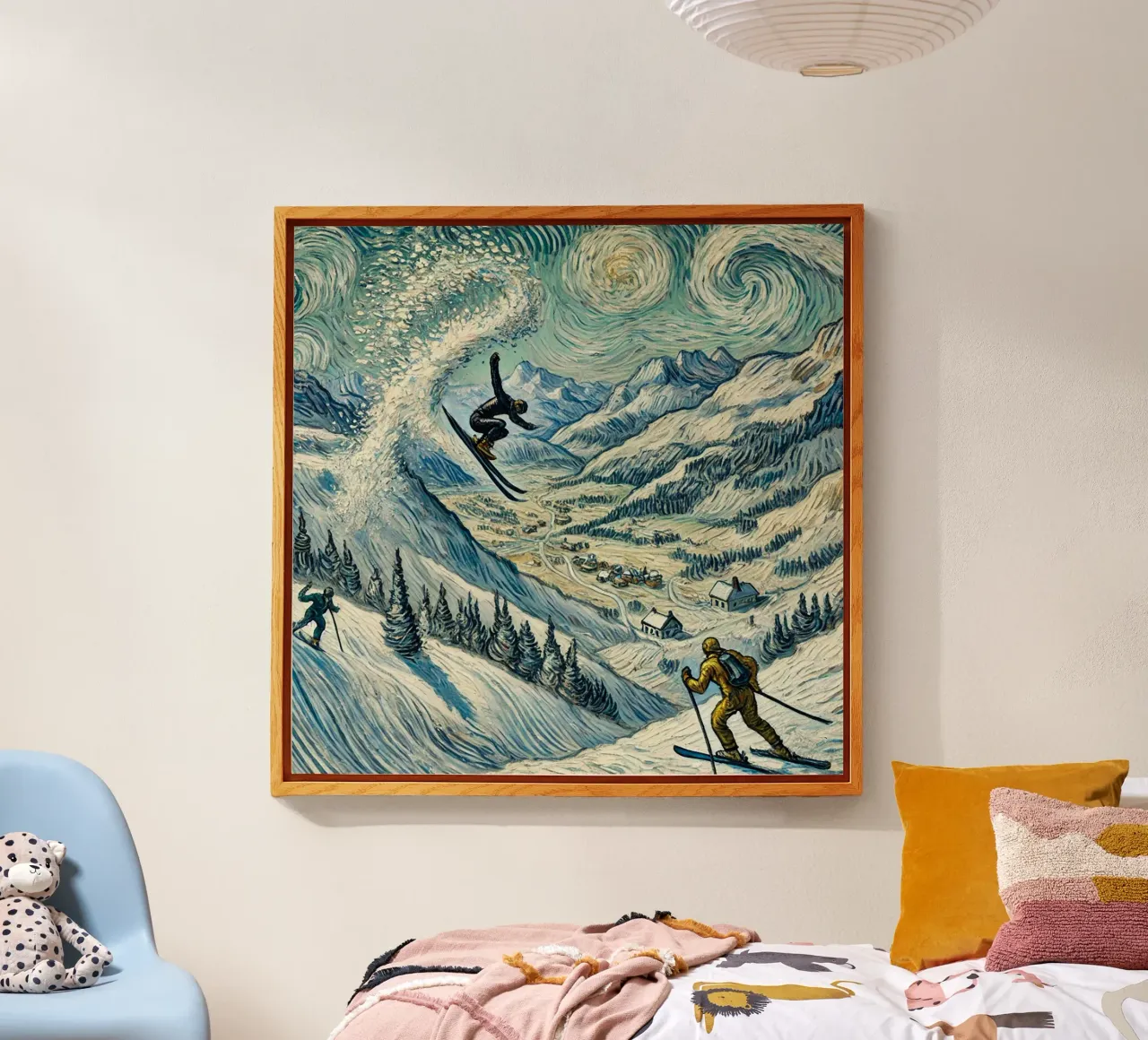 Alpine Snow Storm plexiglass da Vintage Van Gogh