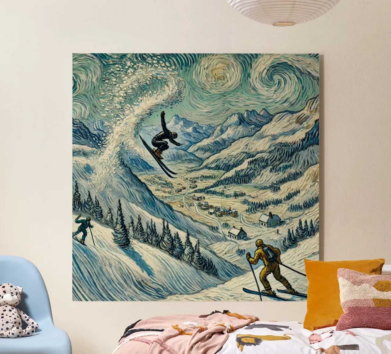 Alpine Snow Storm plexiglass da Vintage Van Gogh
