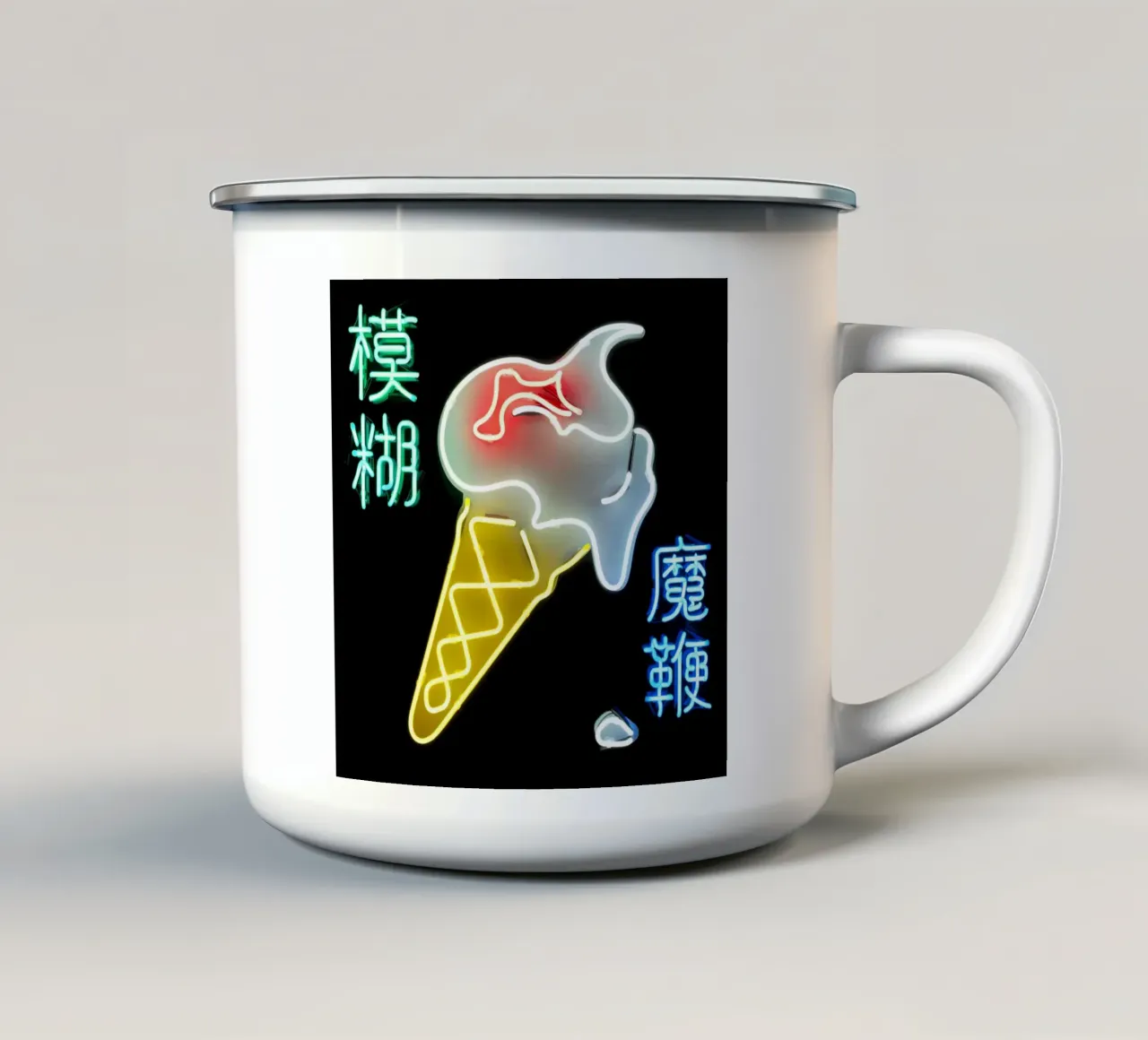 Sfumare la frusta magica tazza in smalto da FKochStudio