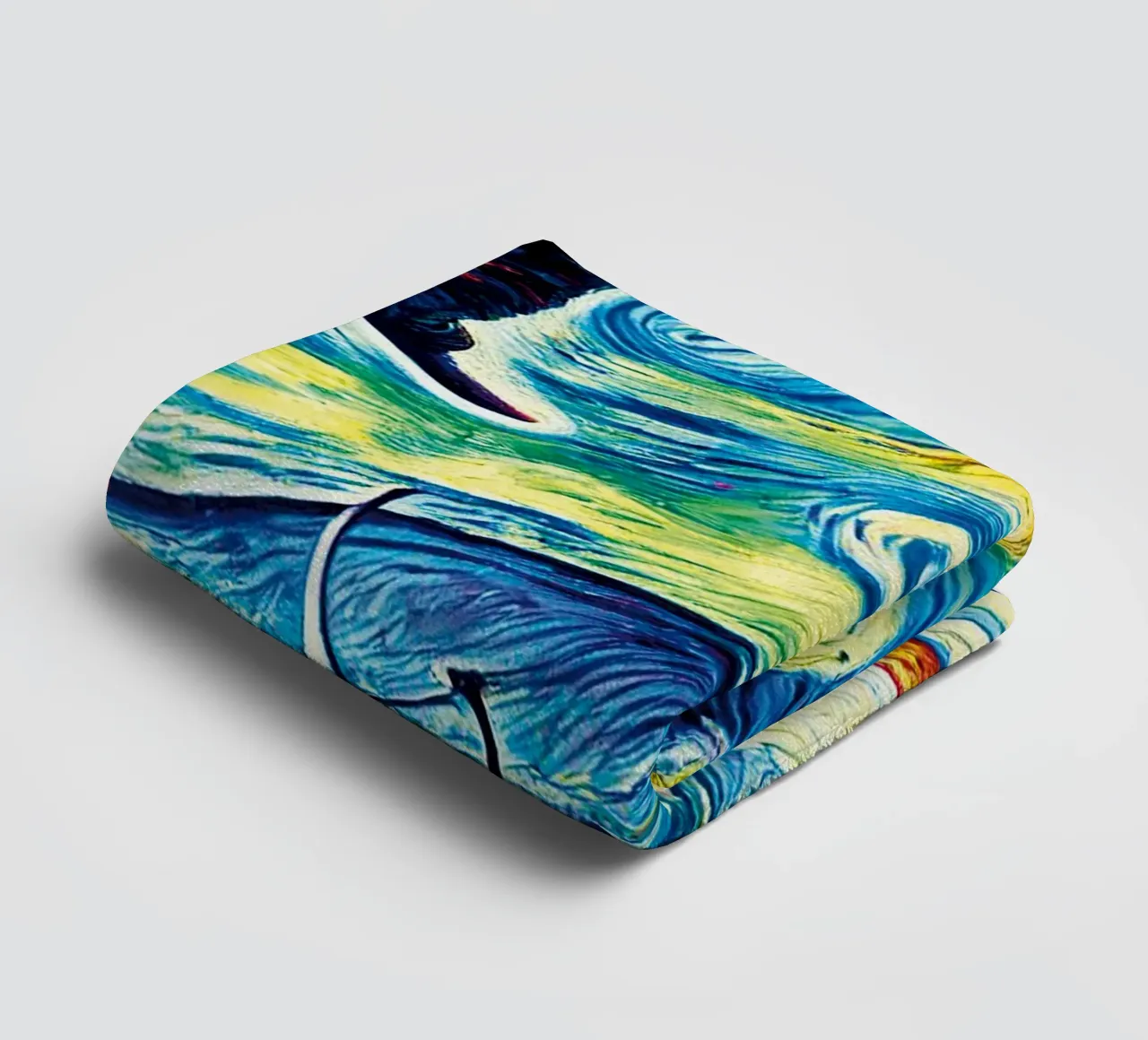 Alpine Snowboard Sundown asciugamano da bagno da Vintage Van Gogh