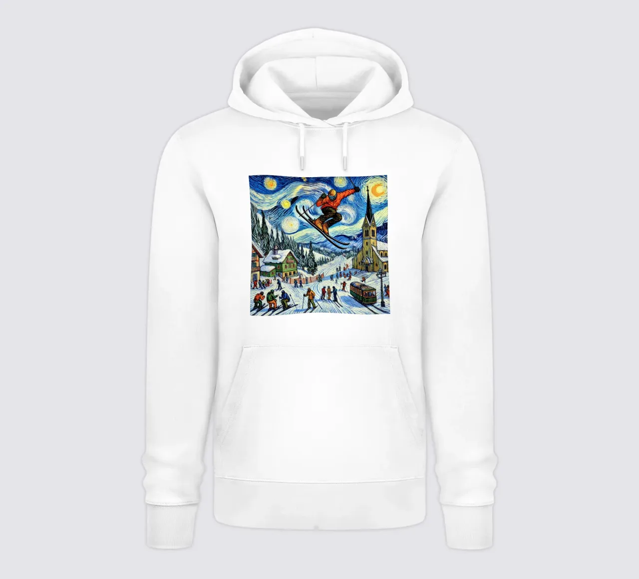 Apres Ski felpa con cappuccio da Vintage Van Gogh