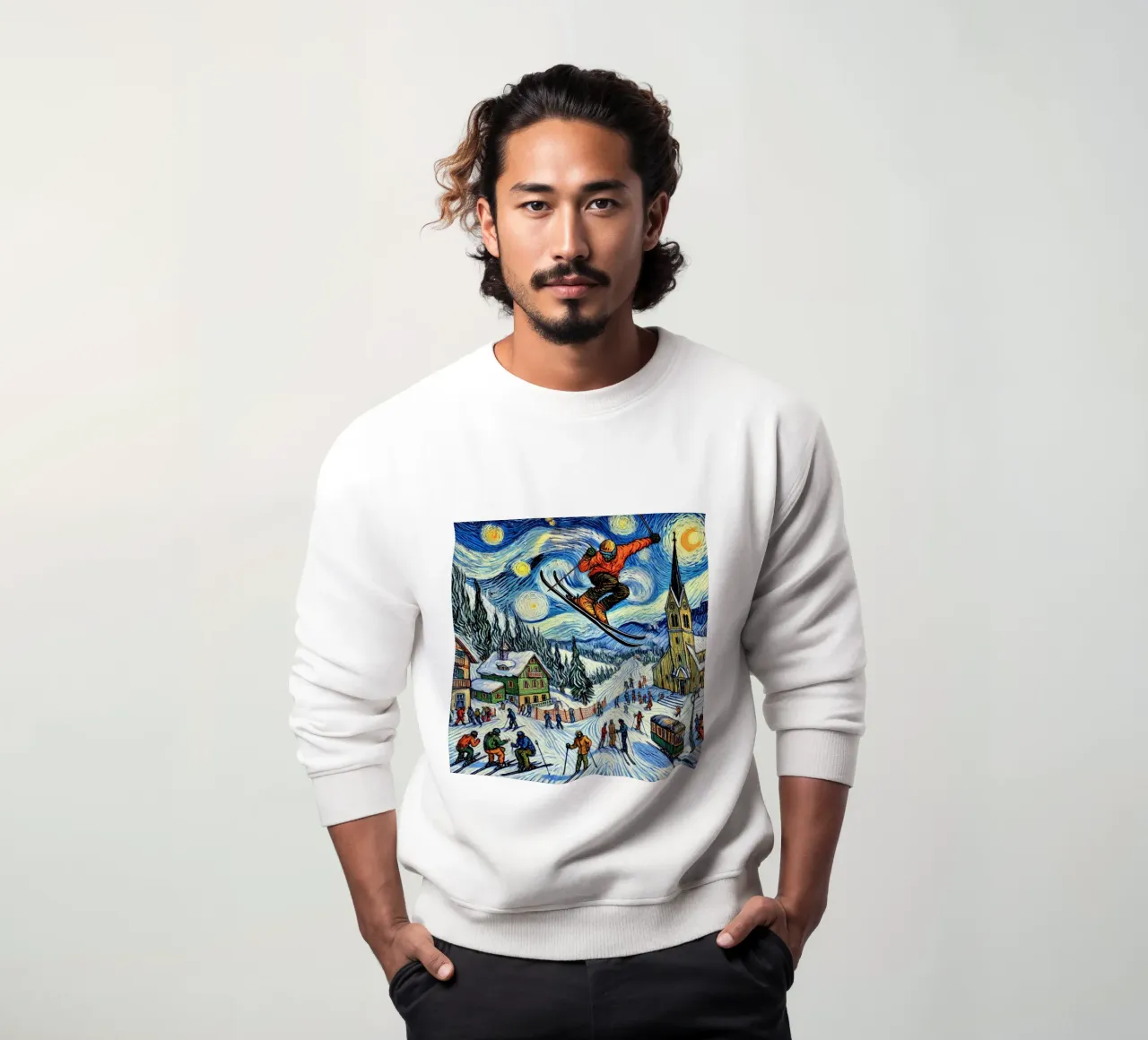 Apres Ski felpa da Vintage Van Gogh