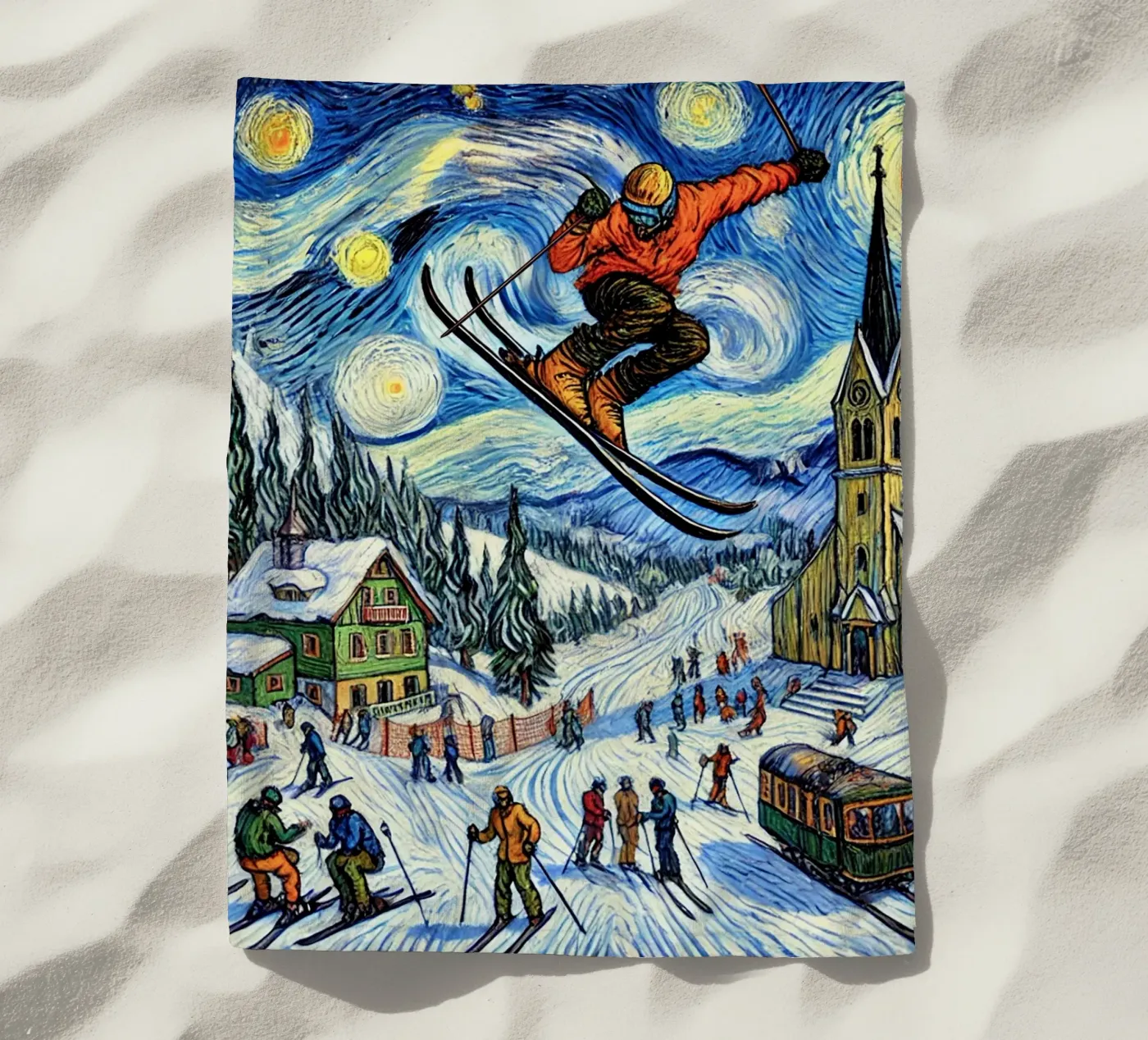 Apres Ski telo mare da Vintage Van Gogh