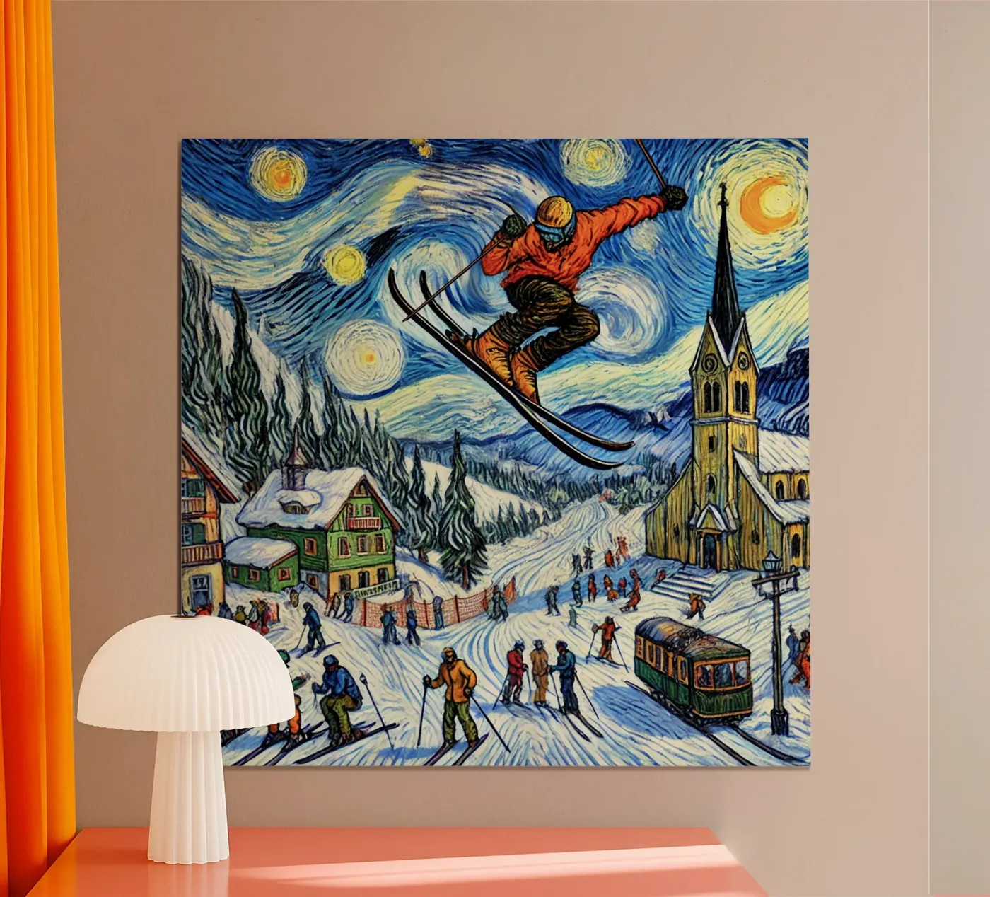 Apres Ski poster da Vintage Van Gogh