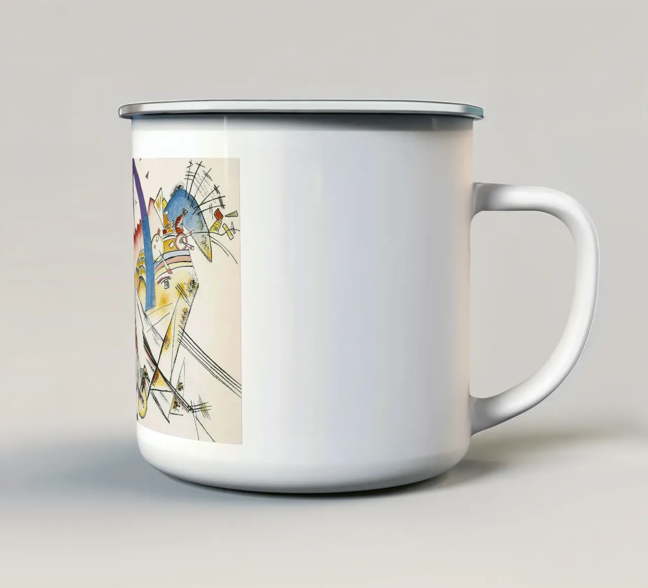 Wassily Kandinsky tazza in smalto da Maegan