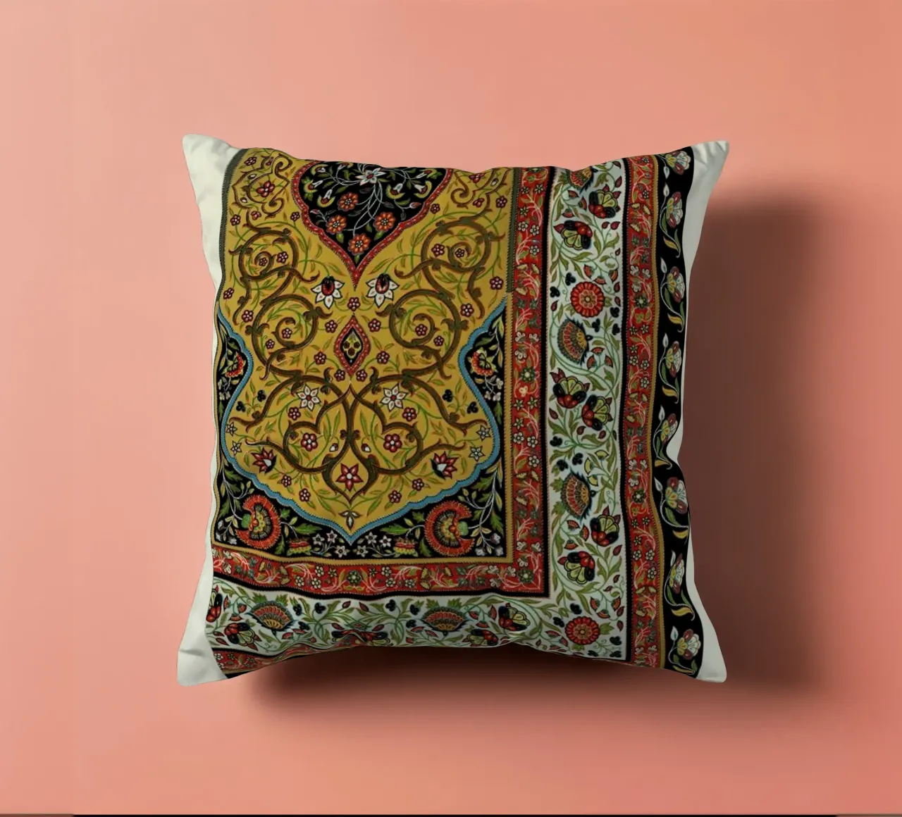 Racinet - Persian Ornamental Pattern II cuscino da Vintage by JUNIQE