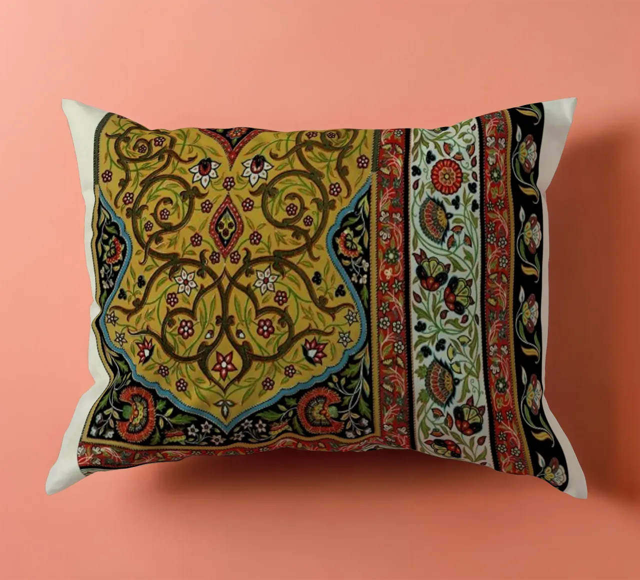 Racinet - Persian Ornamental Pattern II cuscino da Vintage by JUNIQE