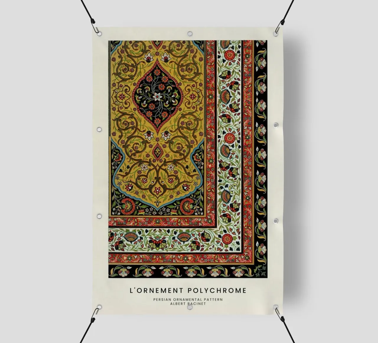 Racinet - Persian Ornamental Pattern II telo in pvc da Vintage by JUNIQE