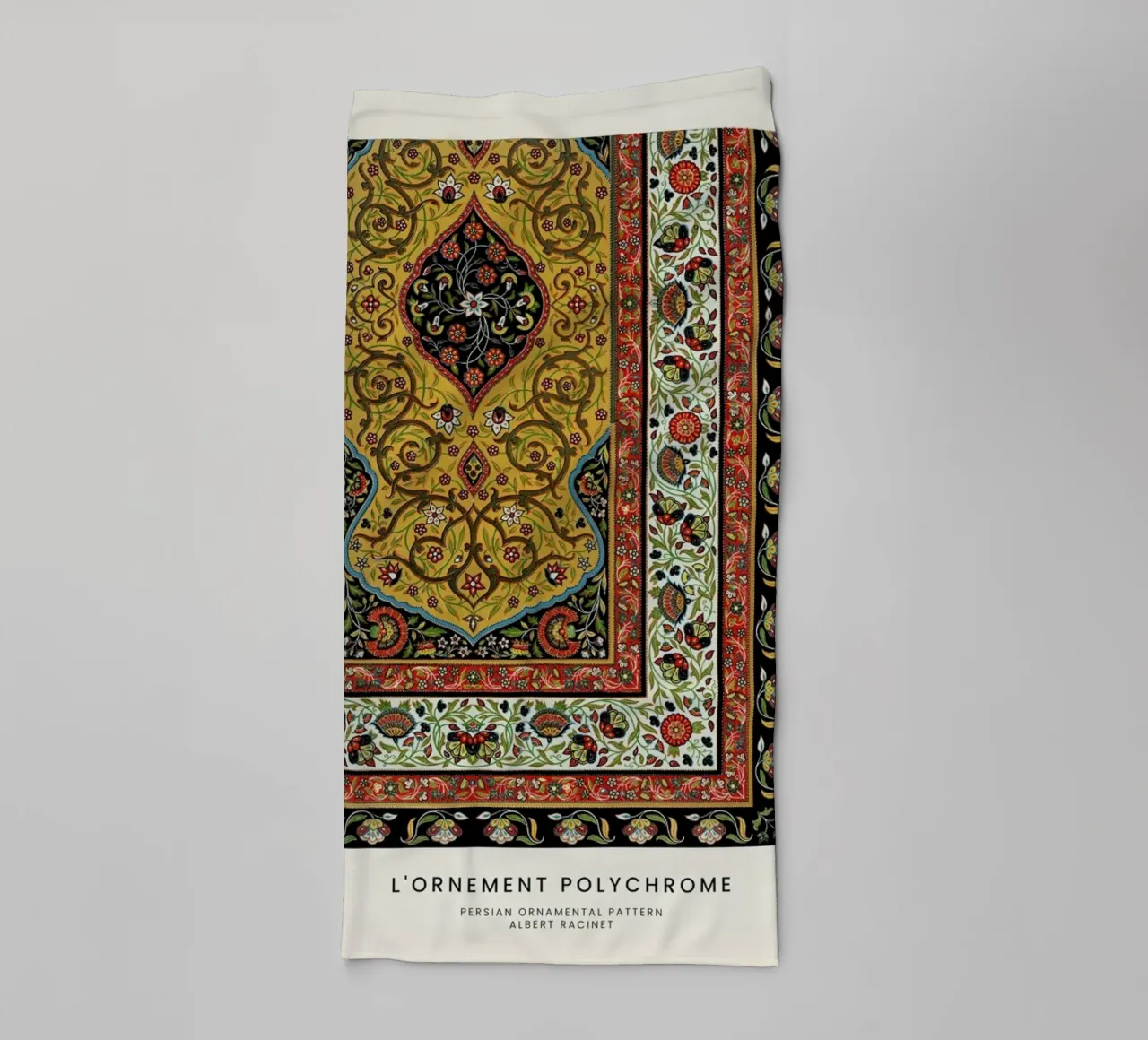 Racinet -  Persian Ornamental Pattern II asciugamano da bagno da Vintage by JUNIQE