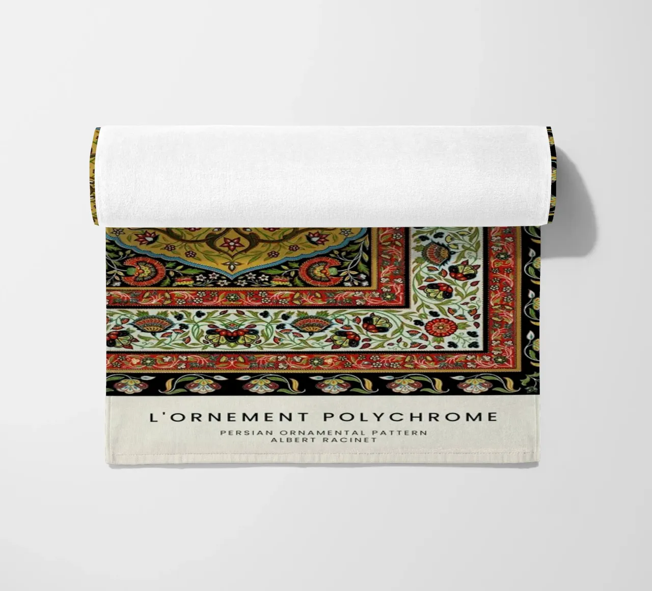 Racinet - Persian Ornamental Pattern II telo mare da Vintage by JUNIQE