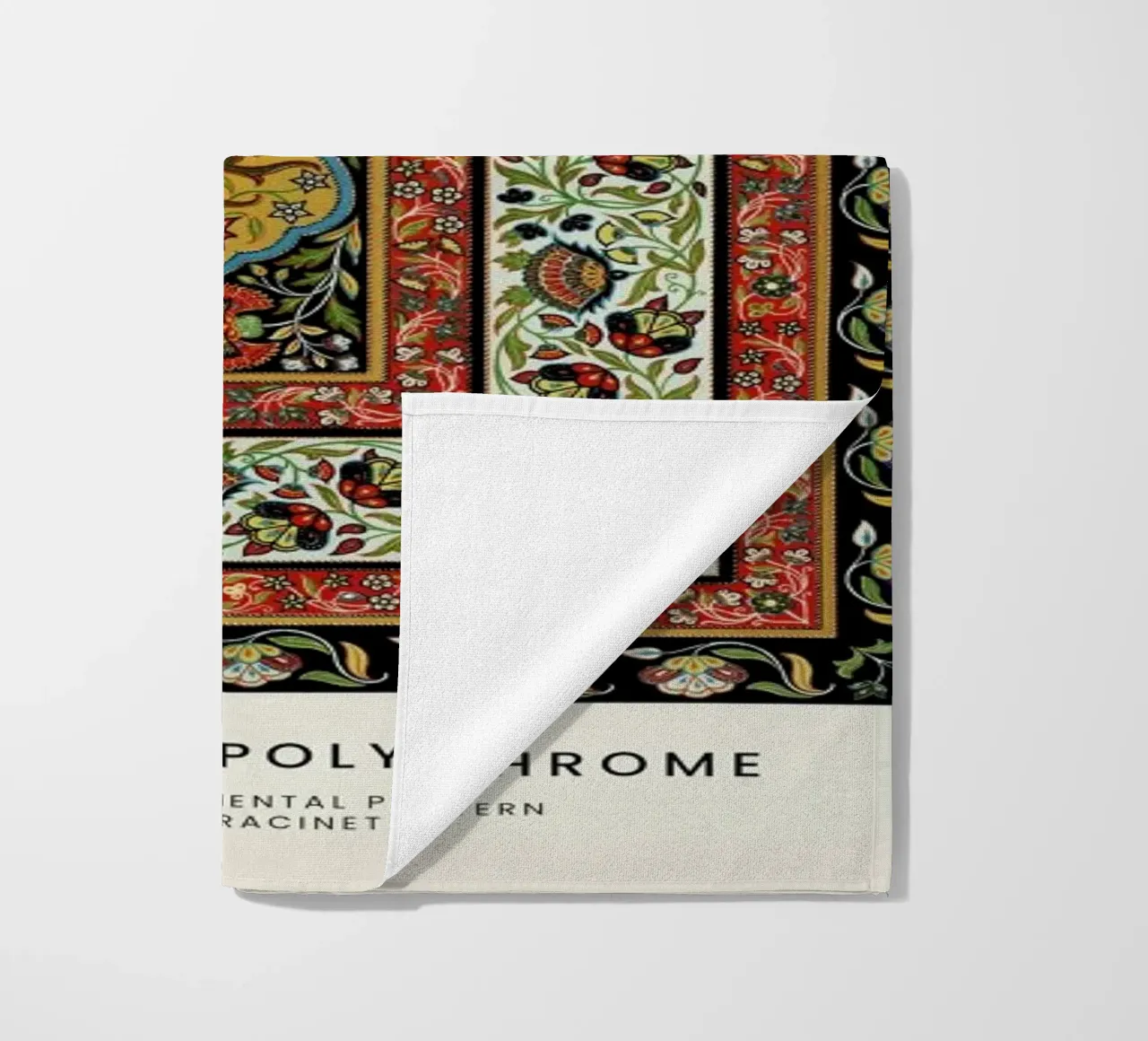 Racinet - Persian Ornamental Pattern II telo mare da Vintage by JUNIQE