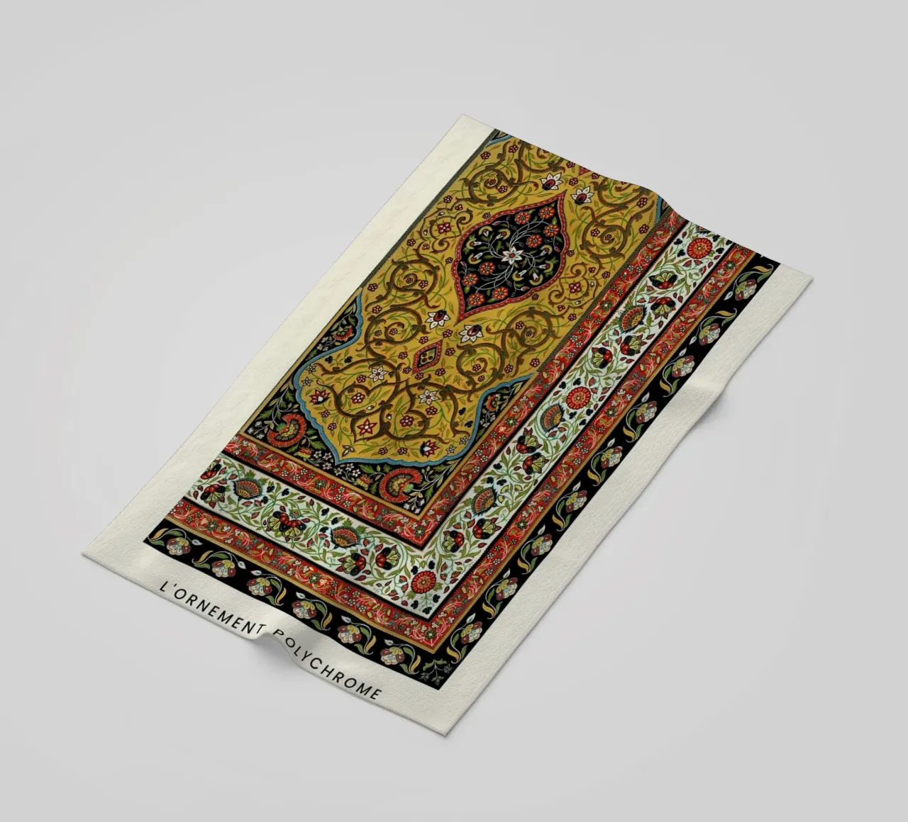 Racinet - Persian Ornamental Pattern II telo mare da Vintage by JUNIQE