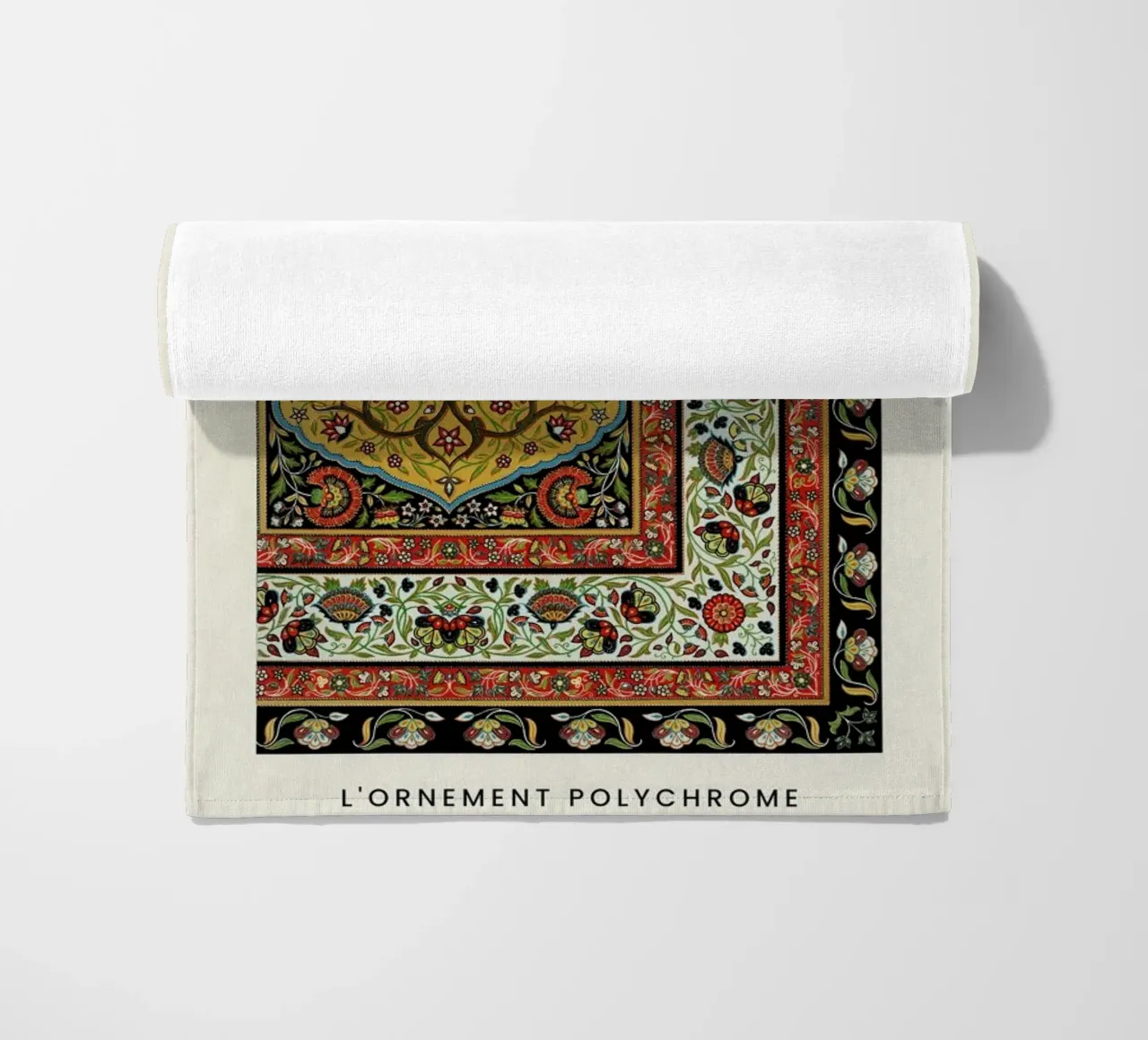 Racinet - Persian Ornamental Pattern II telo mare da Vintage by JUNIQE