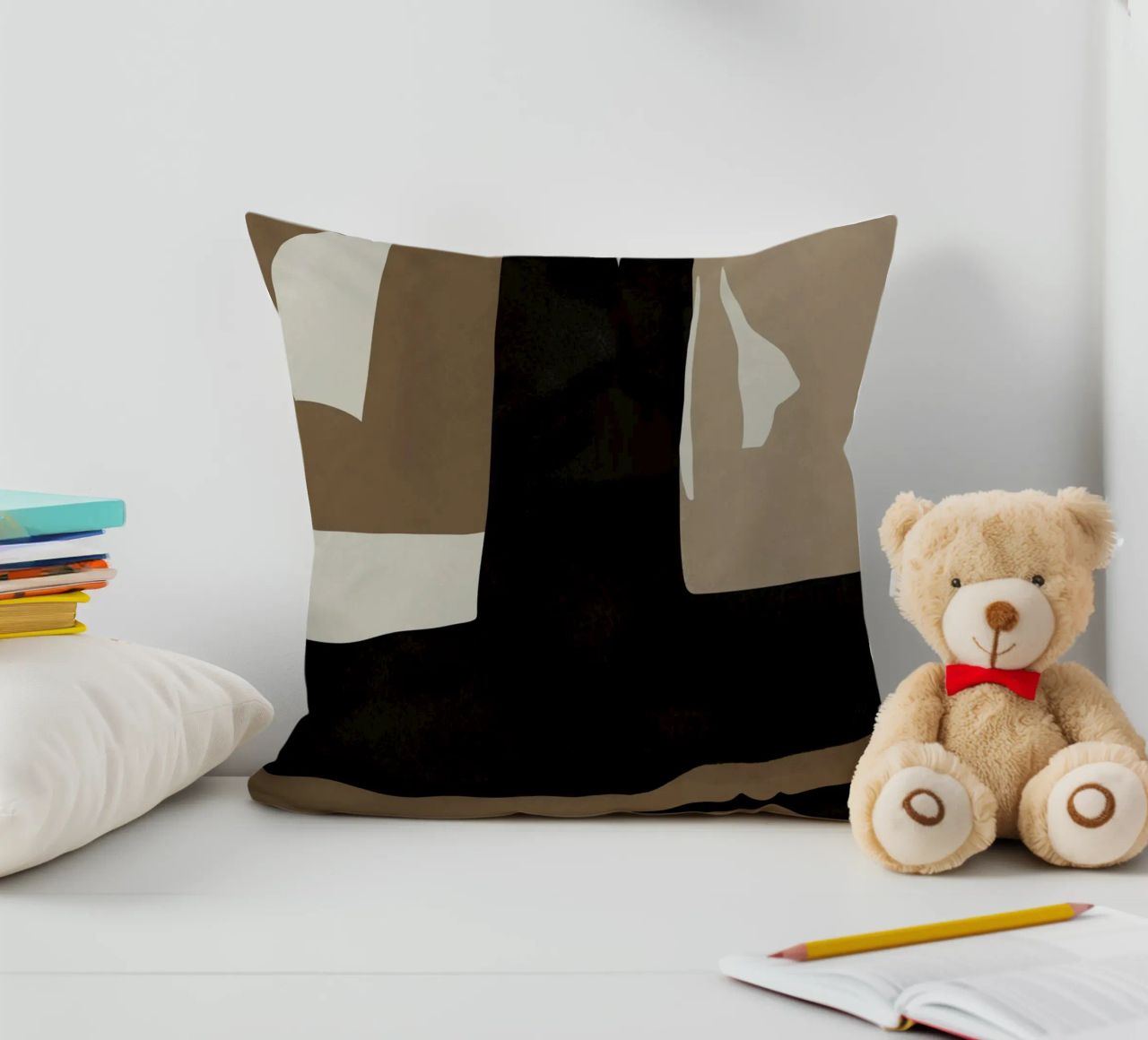 Ins minimal neutral abstract cuscino da Little Dean