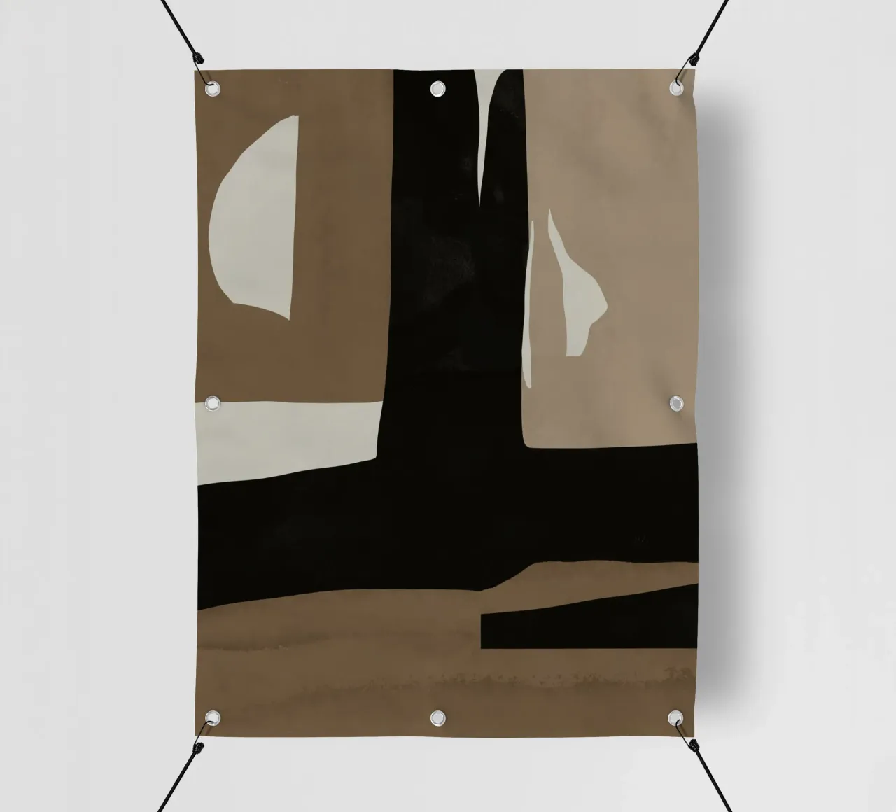 Ins minimal neutral abstract telo in pvc da Little Dean