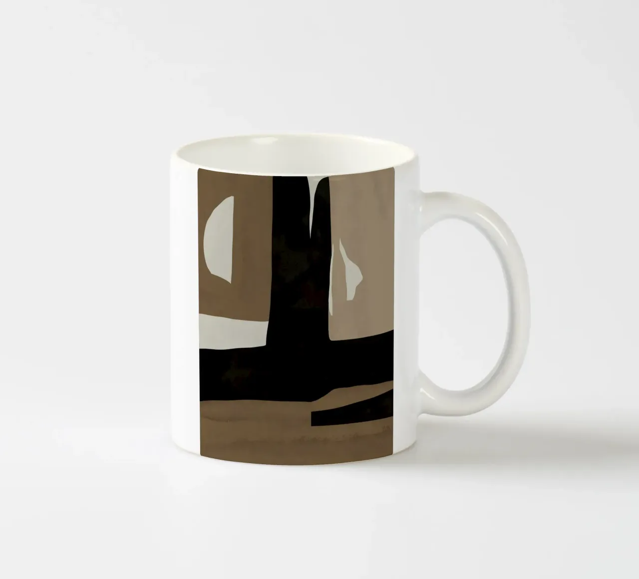 Ins minimal neutral abstrakt Keramik Tasse von Little Dean