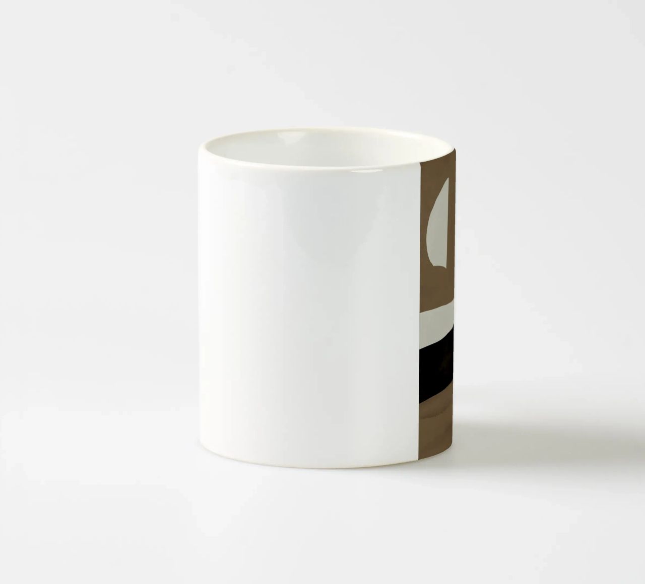 Ins minimal neutral abstract tazza in ceramica da Little Dean