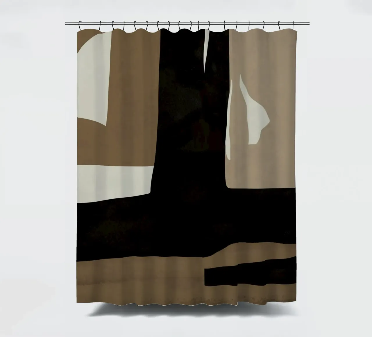Ins minimal neutral abstract tenda da doccia da Little Dean