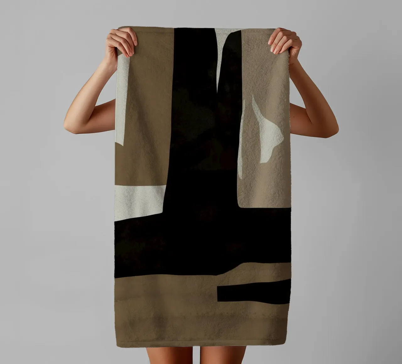 Ins minimal neutral abstract asciugamano da bagno da Little Dean