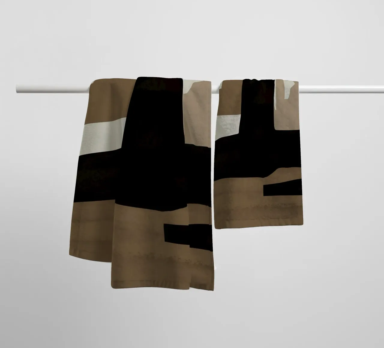 Ins minimal neutral abstract asciugamano da bagno da Little Dean