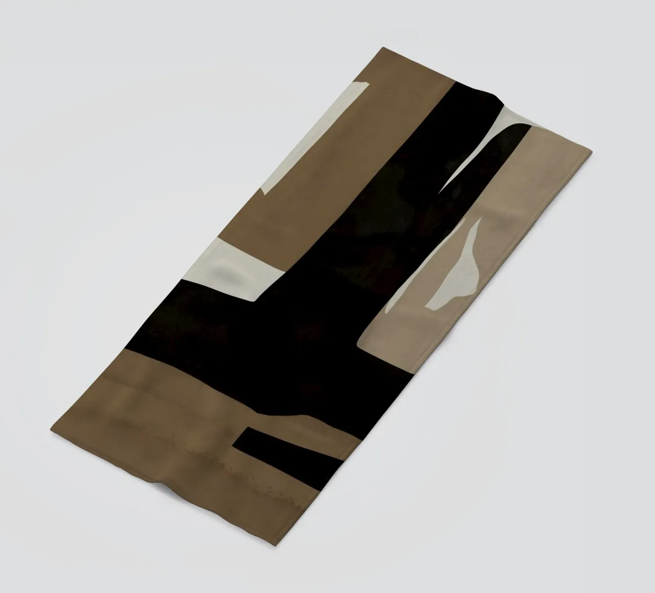 Ins minimal neutral abstract toalla de playa de Little Dean