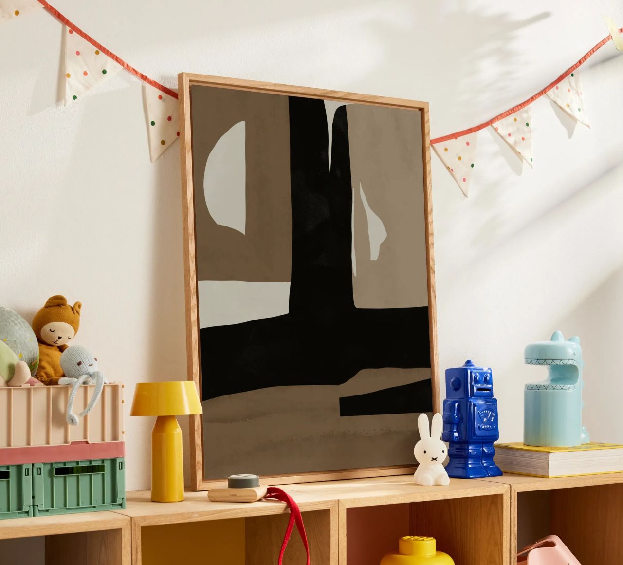 Ins minimal neutral abstract plexiglass da Little Dean