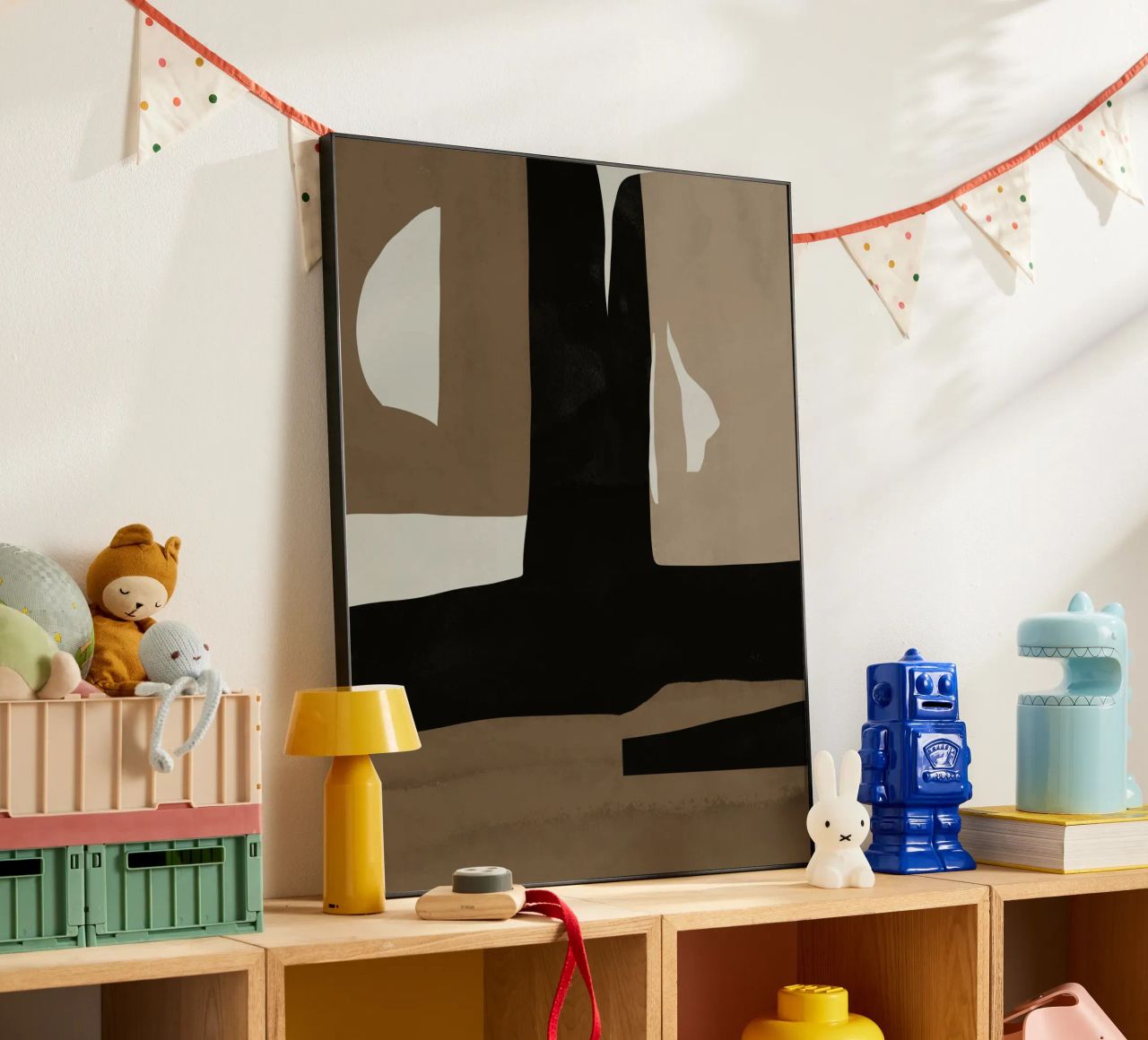 Ins minimal neutral abstract alluminio dibond da Little Dean