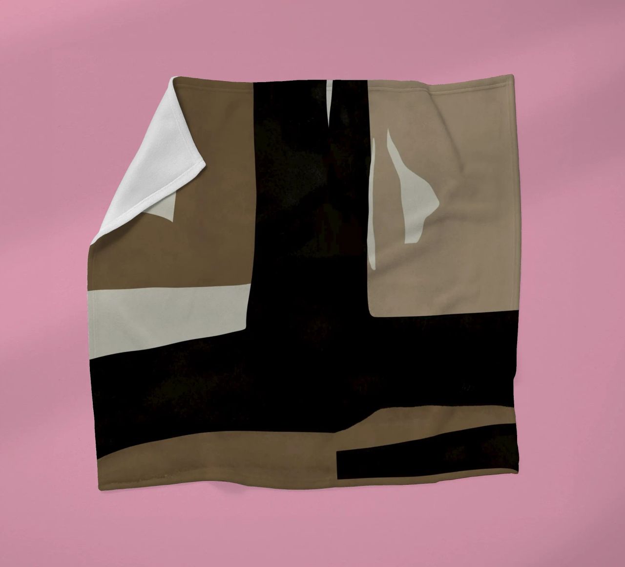 Ins minimal neutral abstract coperta in pile da Little Dean