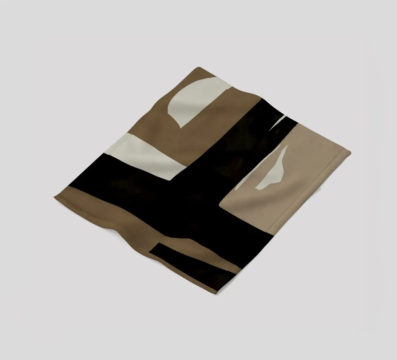 Ins minimal neutral abstract coperta in pile da Little Dean
