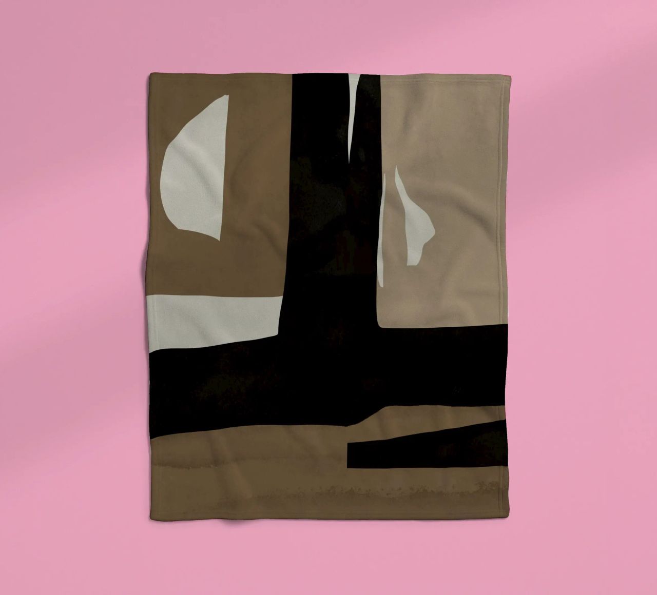 Ins minimal neutral abstract coperta in pile da Little Dean