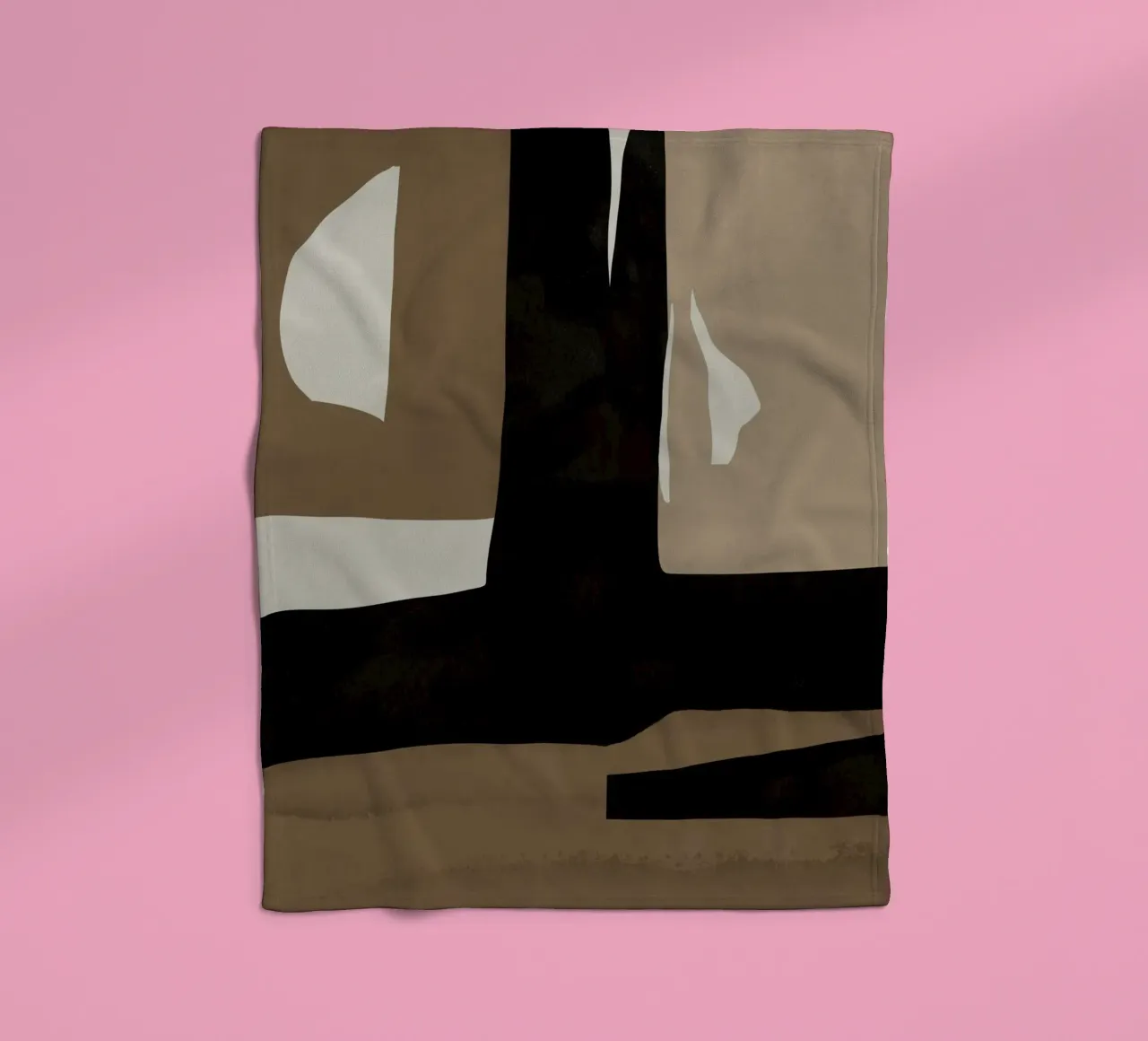 Ins minimal neutral abstract coperta in pile da Little Dean