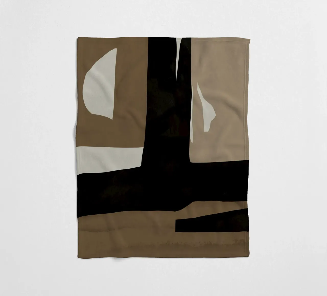 Ins minimal neutral abstract coperta in pile da Little Dean