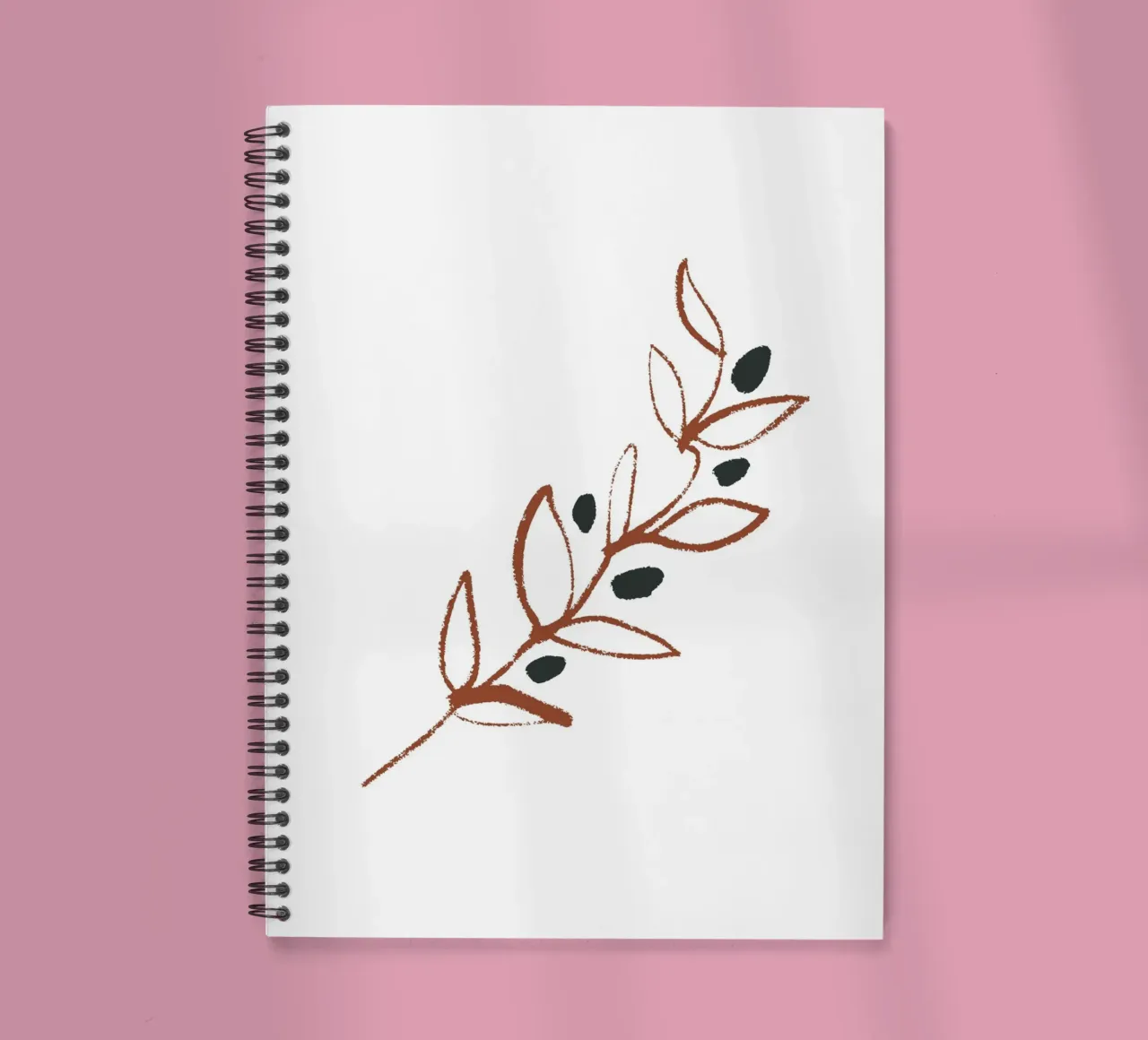 Calm Line No 01 spiral notebook by treechild