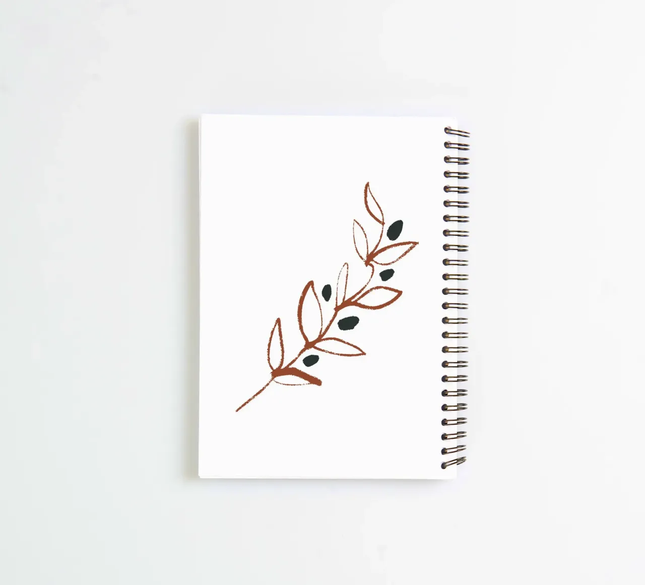 Calm Line No 01 spiral notebook by treechild