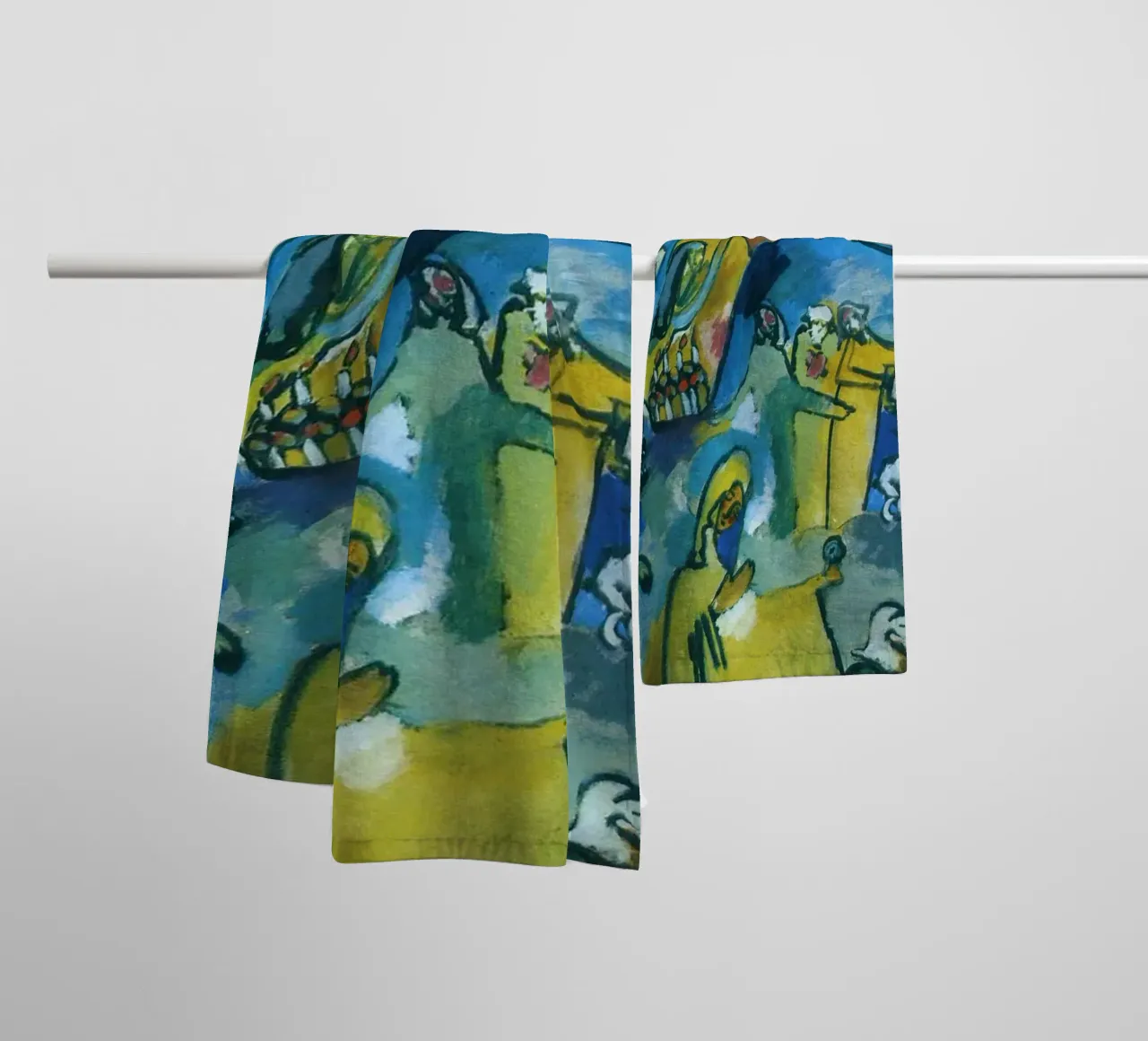 Wassily Kandinsky towel by Maegan