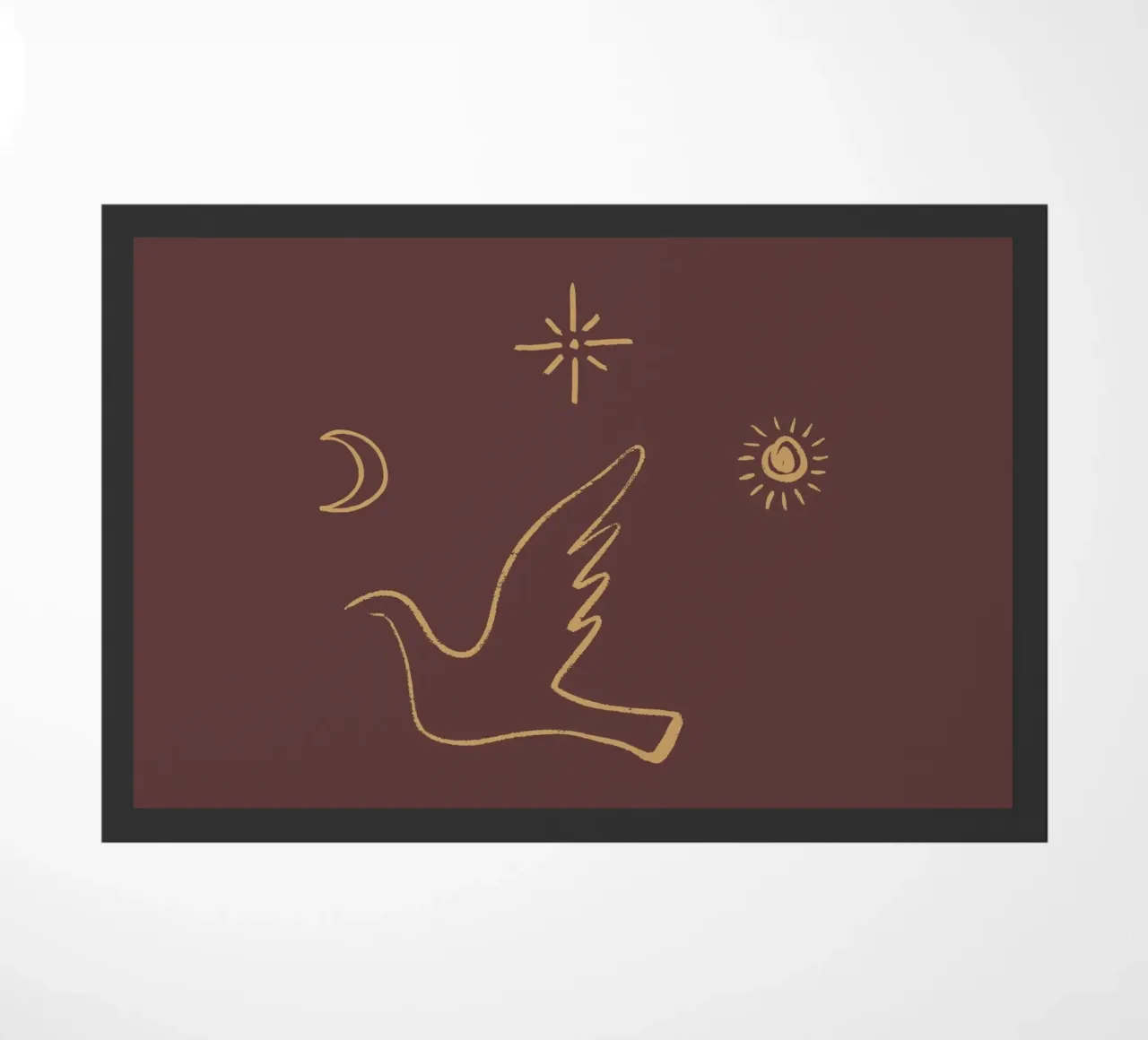 Calm Line No 02 doormat by treechild