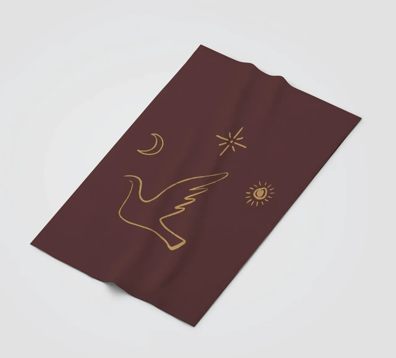 Calm Line No 02 coperta in pile da treechild