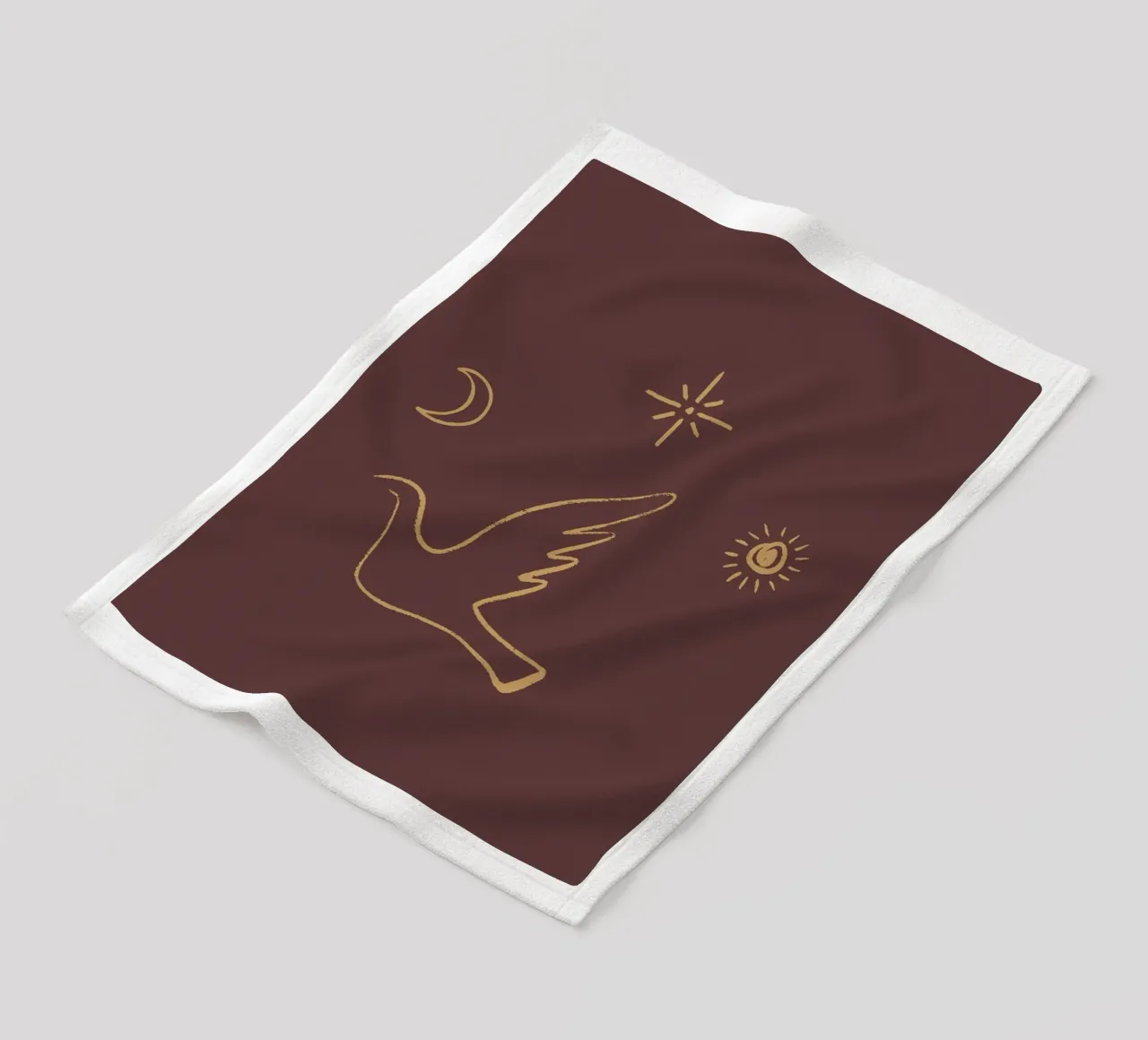 Calm Line No 02 coperta in pile da treechild