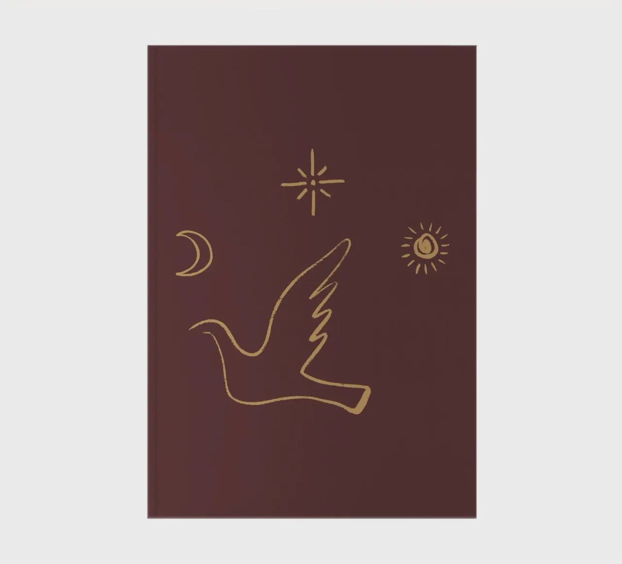 Calm Line No 02 notebook by treechild