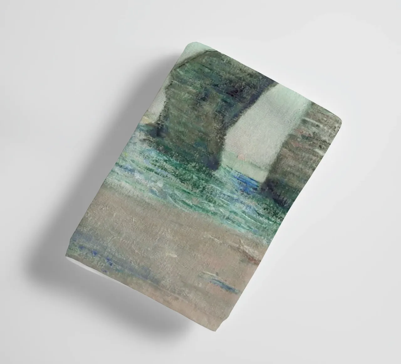 "The Cliffs at Étretat" by Claude Monet towel by Art History