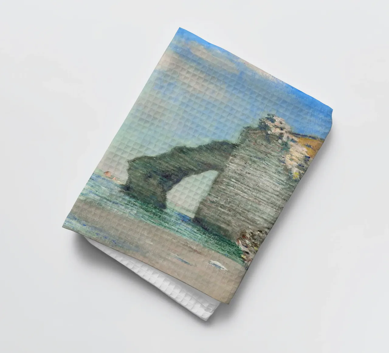 "Le scogliere di Étretat" di Claude Monet canovaccio da cucina da Art History