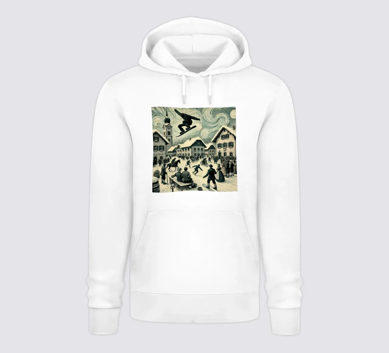 Century Snowboard felpa con cappuccio da Vintage Van Gogh