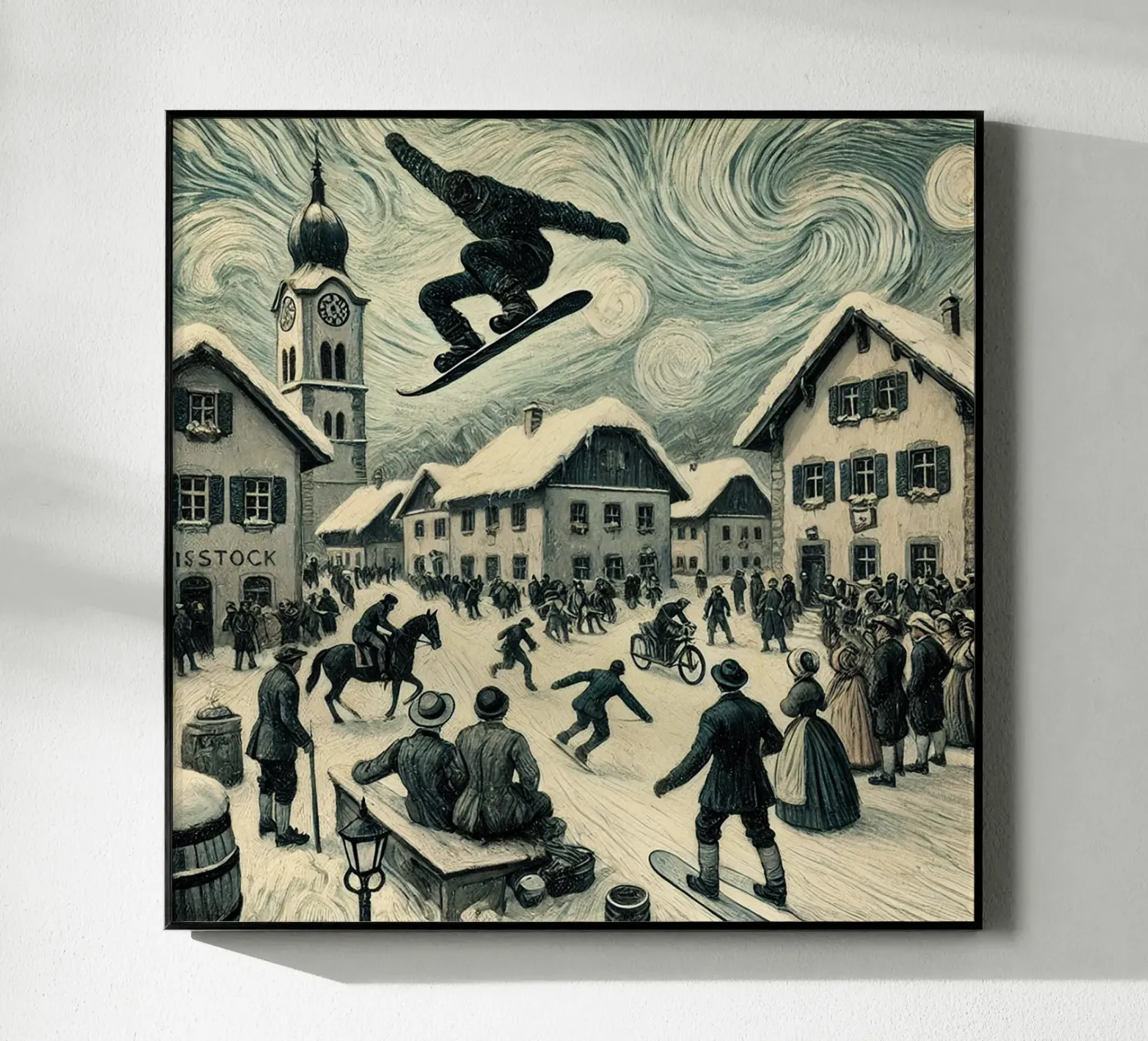 Century Snowboard plexiglass da Vintage Van Gogh