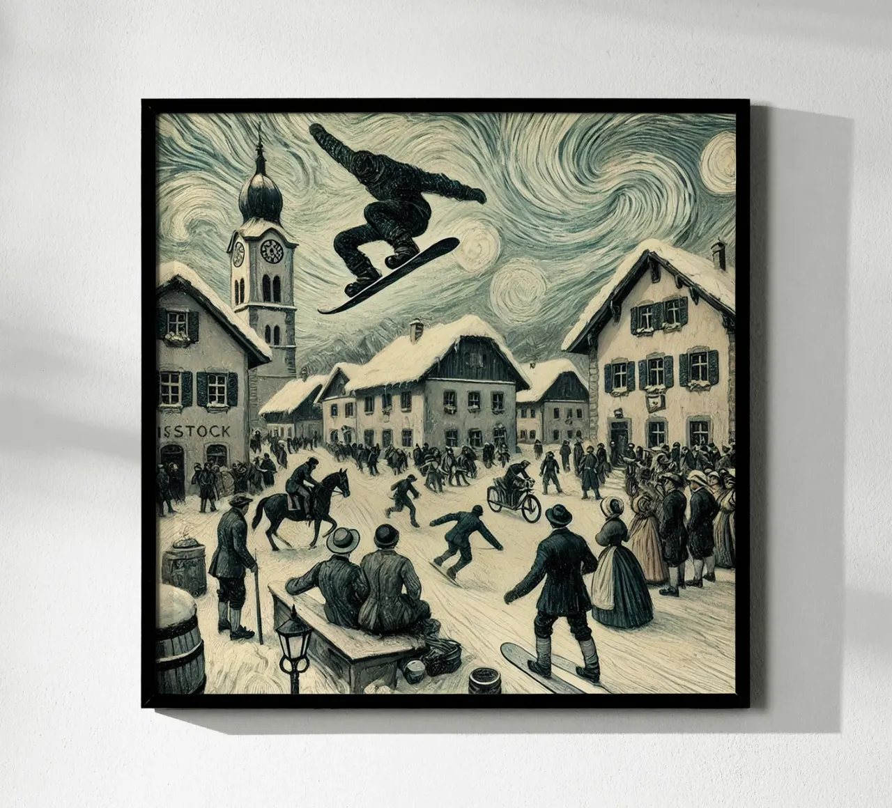 Century Snowboard carta hahnemühle da Vintage Van Gogh