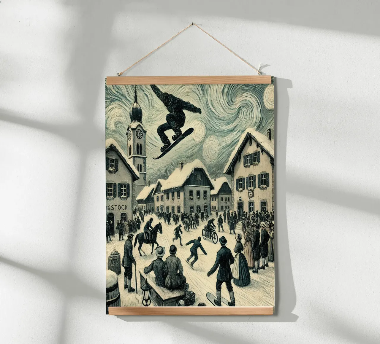 Century Snowboard carta hahnemühle da Vintage Van Gogh